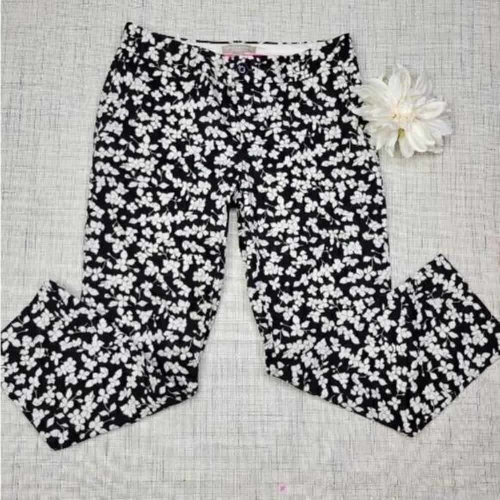 Banana Republic Women's Hampton Cropped Floral Pants Size 6
